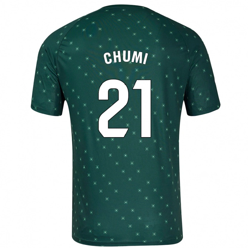 Danxen Kid Chumi #21 Dark Green Away Jersey 2024/25 T-Shirt