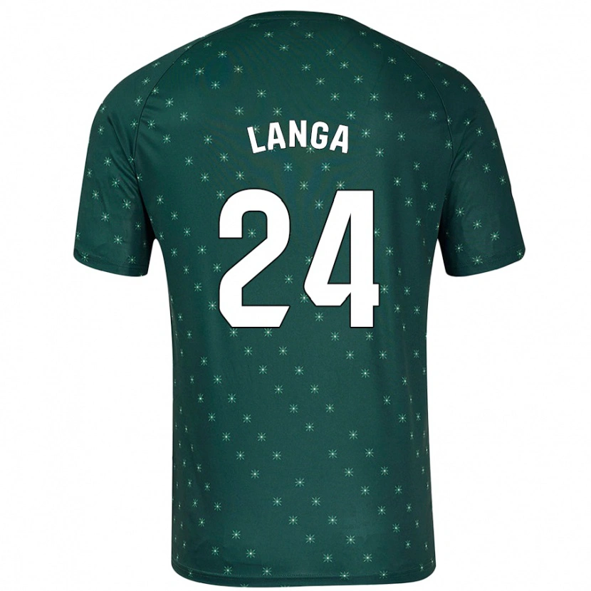 Danxen Kid Bruno Langa #24 Dark Green Away Jersey 2024/25 T-Shirt