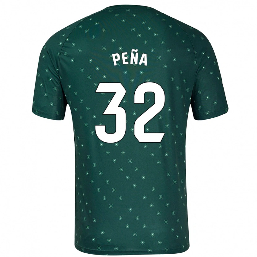 Danxen Kid Marcos Peña #32 Dark Green Away Jersey 2024/25 T-Shirt