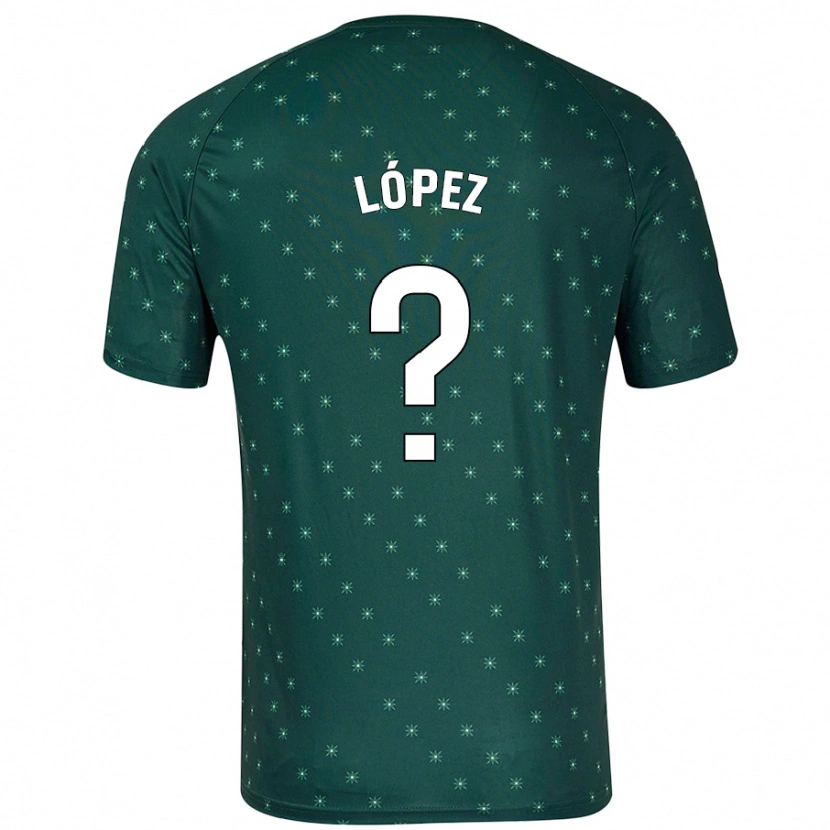 Danxen Kid Jesús López #0 Dark Green Away Jersey 2024/25 T-Shirt