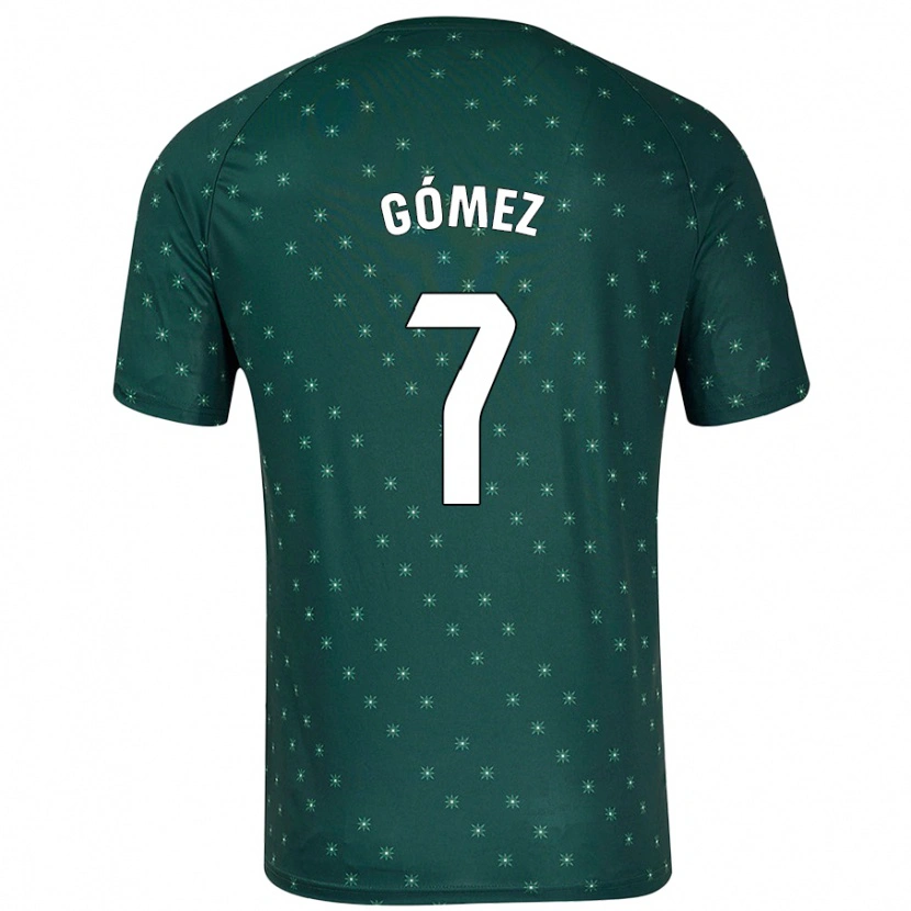 Danxen Kid Valen Gómez #7 Dark Green Away Jersey 2024/25 T-Shirt