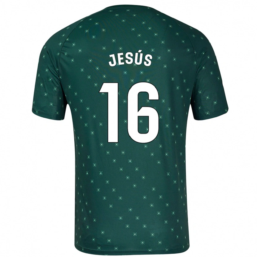 Danxen Kid Antonio Jesús #16 Dark Green Away Jersey 2024/25 T-Shirt