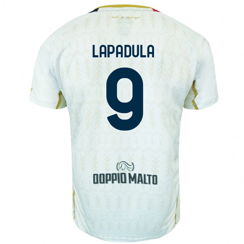 Danxen Kid Gianluca Lapadula #9 White Away Jersey 2024/25 T-Shirt