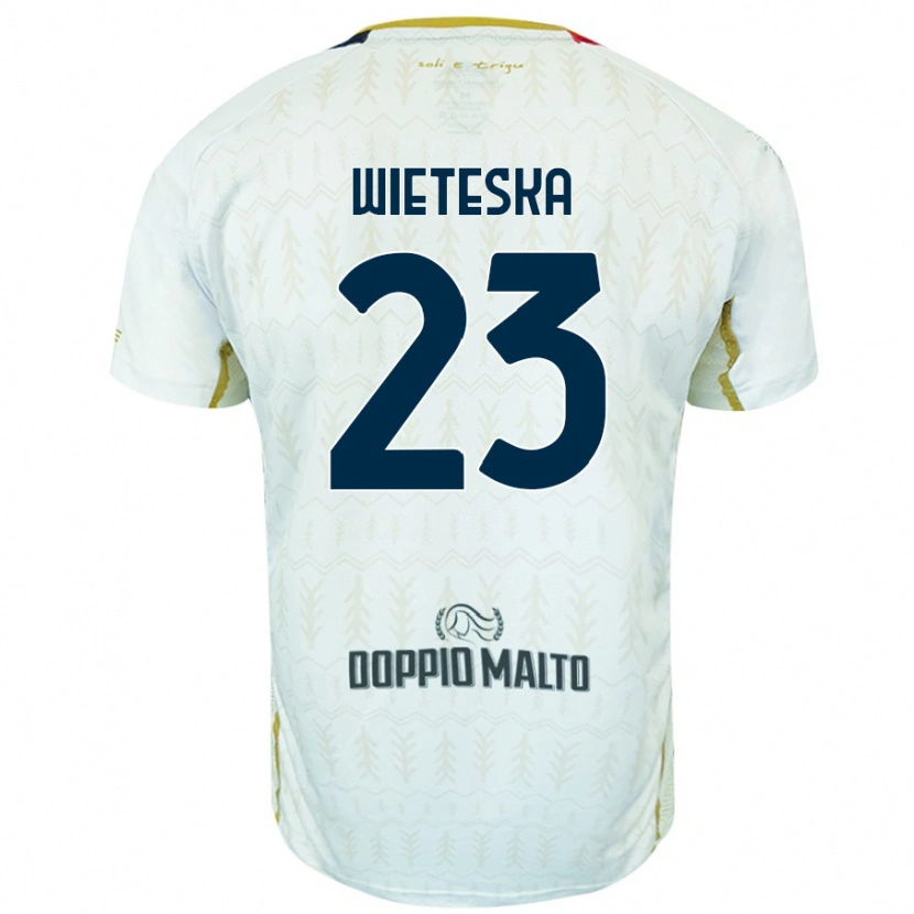 Danxen Kid Mateusz Wieteska #23 White Away Jersey 2024/25 T-Shirt