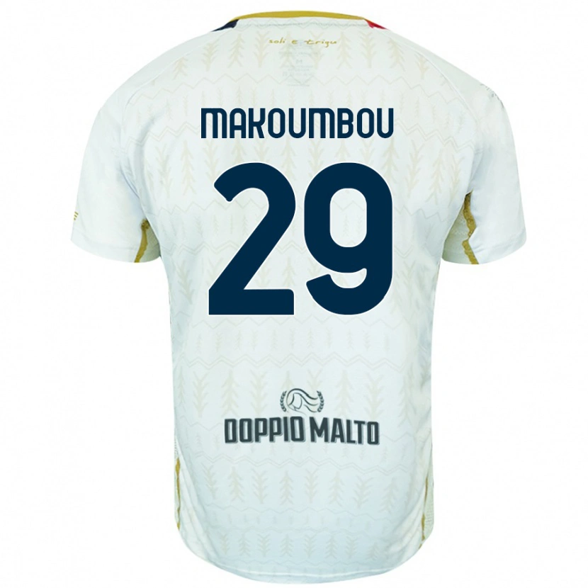 Danxen Kid Antoine Makoumbou #29 White Away Jersey 2024/25 T-Shirt