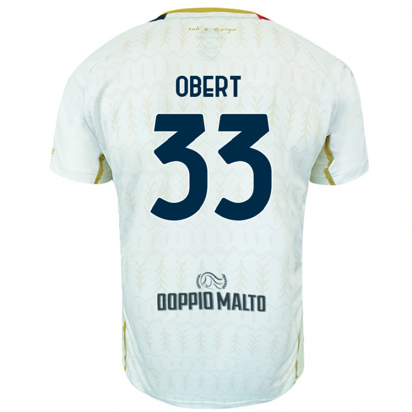 Danxen Kid Adam Obert #33 White Away Jersey 2024/25 T-Shirt