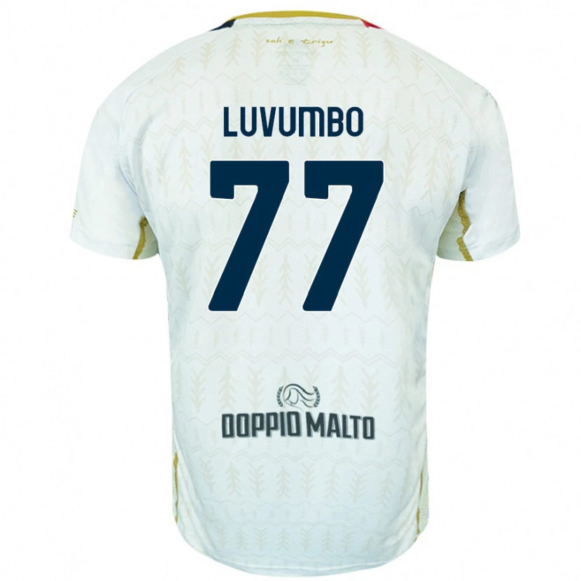 Danxen Kid Zito Luvumbo #77 White Away Jersey 2024/25 T-Shirt