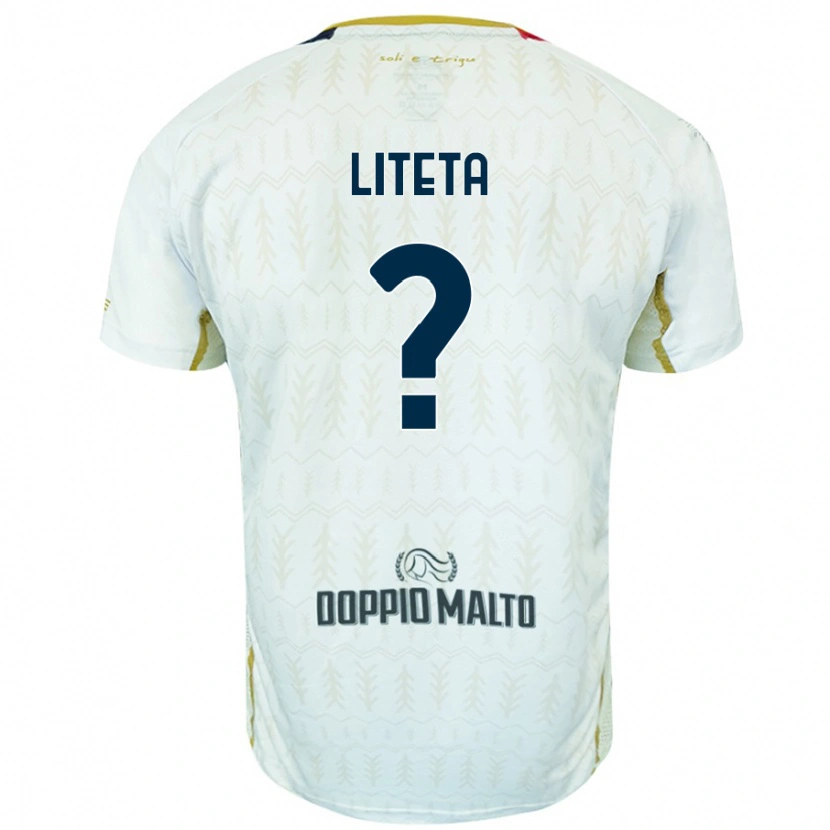 Danxen Kid Joseph Liteta #0 White Away Jersey 2024/25 T-Shirt