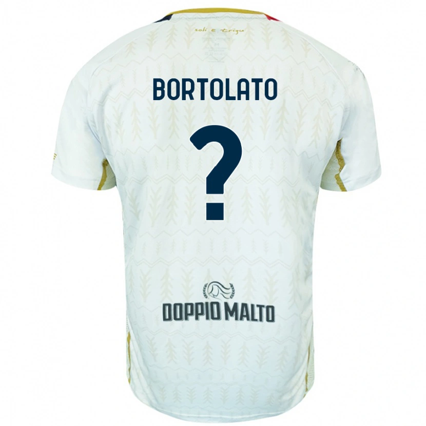 Danxen Kid Filippo Bortolato #0 White Away Jersey 2024/25 T-Shirt