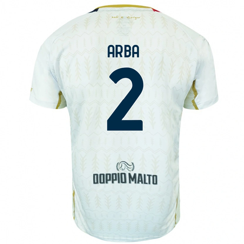 Danxen Kid Federico Arba #2 White Away Jersey 2024/25 T-Shirt