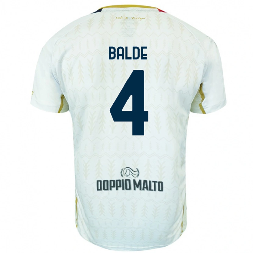 Danxen Kid Mamadou Balde #4 White Away Jersey 2024/25 T-Shirt