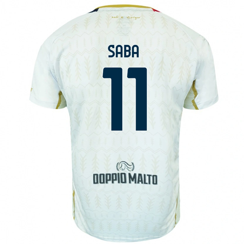 Danxen Kid Alessio Saba #11 White Away Jersey 2024/25 T-Shirt