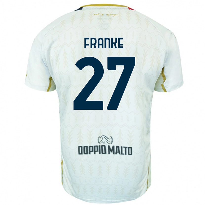 Danxen Kid Antoni Franke #27 White Away Jersey 2024/25 T-Shirt