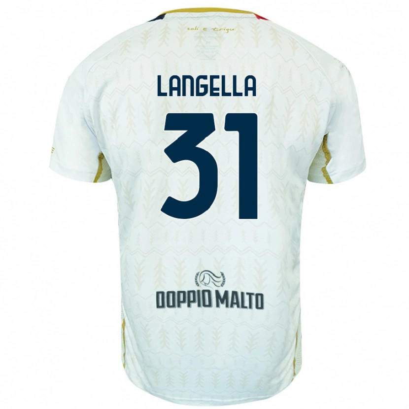 Danxen Kid Matteo Langella #31 White Away Jersey 2024/25 T-Shirt