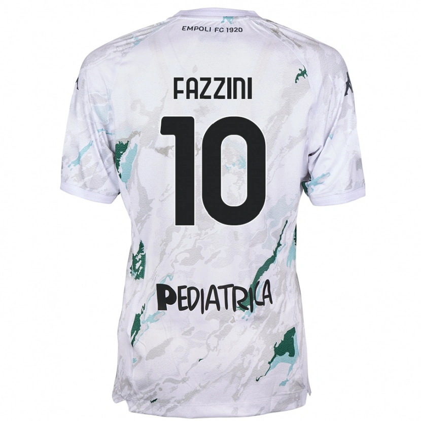 Danxen Kid Jacopo Fazzini #10 Grey Away Jersey 2024/25 T-Shirt