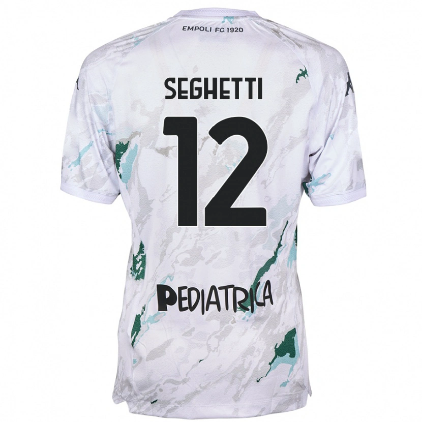 Danxen Kid Jacopo Seghetti #12 Grey Away Jersey 2024/25 T-Shirt