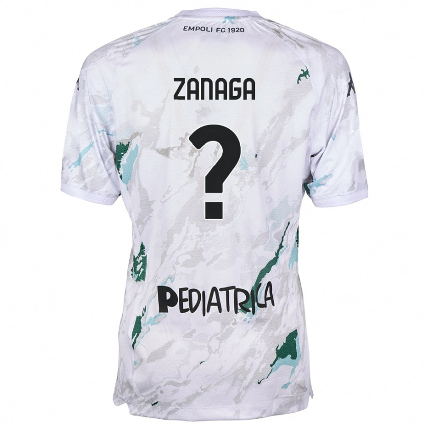 Danxen Kid Edoardo Zanaga #0 Grey Away Jersey 2024/25 T-Shirt