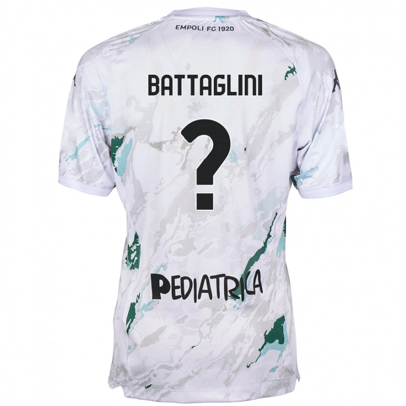 Danxen Kid Pietro Battaglini #0 Grey Away Jersey 2024/25 T-Shirt