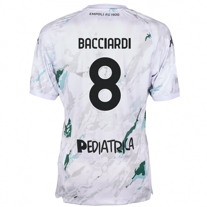 Danxen Kid Andrea Bacciardi #8 Grey Away Jersey 2024/25 T-Shirt