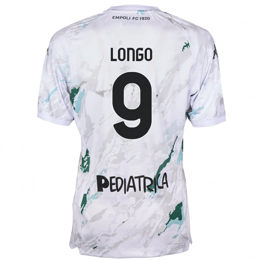 Danxen Kid Mattia Longo #9 Grey Away Jersey 2024/25 T-Shirt