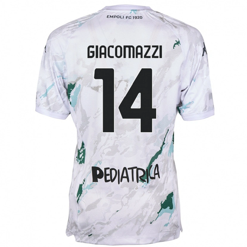 Danxen Kid Sebastián Giacomazzi #14 Grey Away Jersey 2024/25 T-Shirt