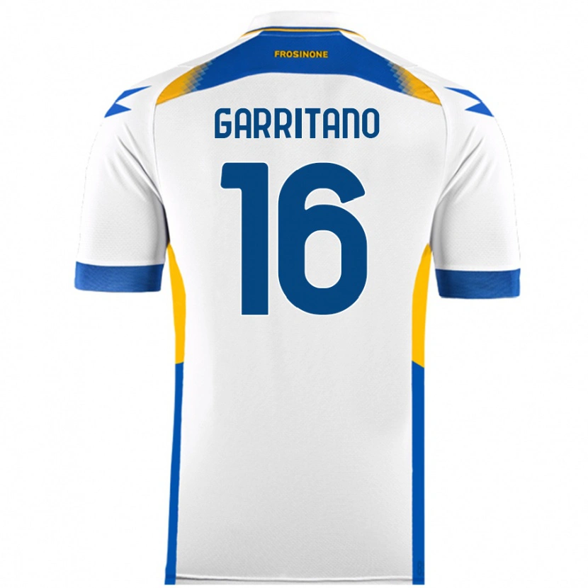 Danxen Kid Luca Garritano #16 White Away Jersey 2024/25 T-Shirt