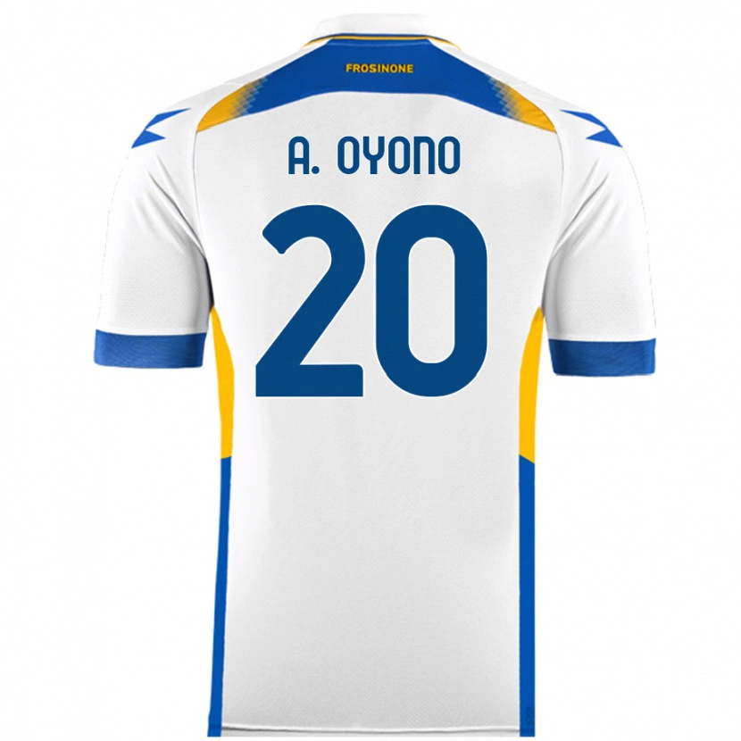 Danxen Kid Anthony Oyono #20 White Away Jersey 2024/25 T-Shirt