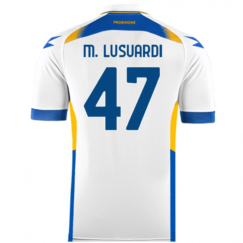 Danxen Kid Mateus Lusuardi #47 White Away Jersey 2024/25 T-Shirt