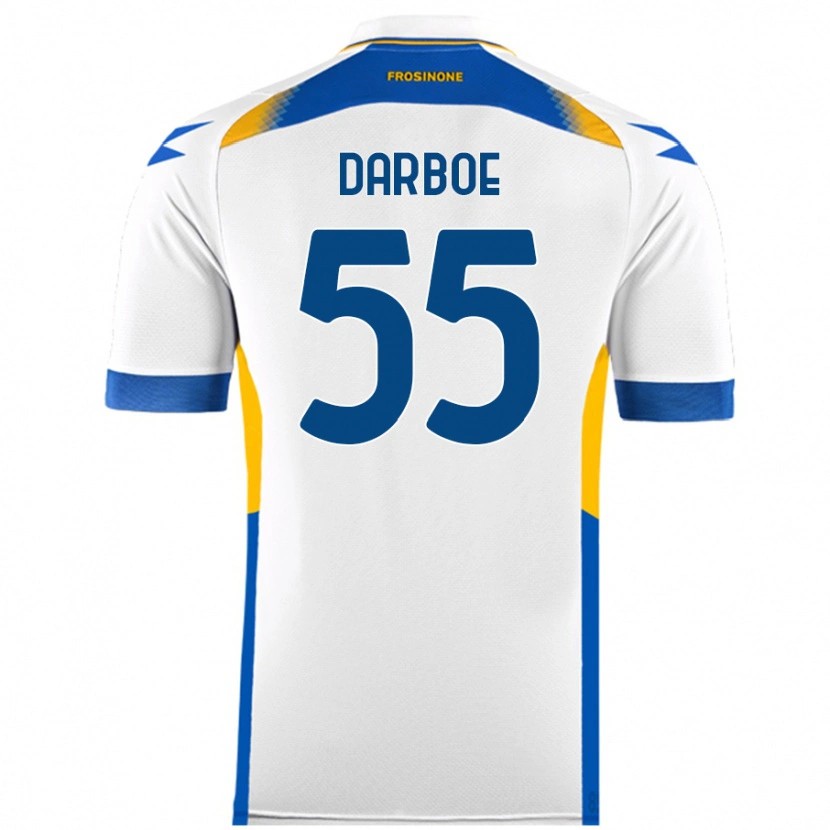 Danxen Kid Ebrima Darboe #55 White Away Jersey 2024/25 T-Shirt