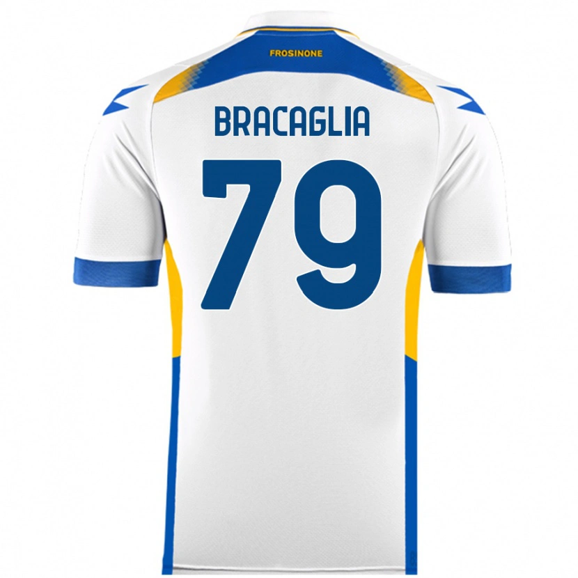 Danxen Kid Gabriele Bracaglia #79 White Away Jersey 2024/25 T-Shirt