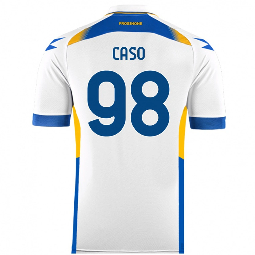 Danxen Kid Giuseppe Caso #98 White Away Jersey 2024/25 T-Shirt