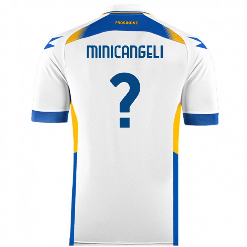 Danxen Kid Francesco Minicangeli #0 White Away Jersey 2024/25 T-Shirt