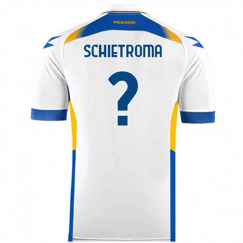 Danxen Kid Lorenzo Schietroma #0 White Away Jersey 2024/25 T-Shirt