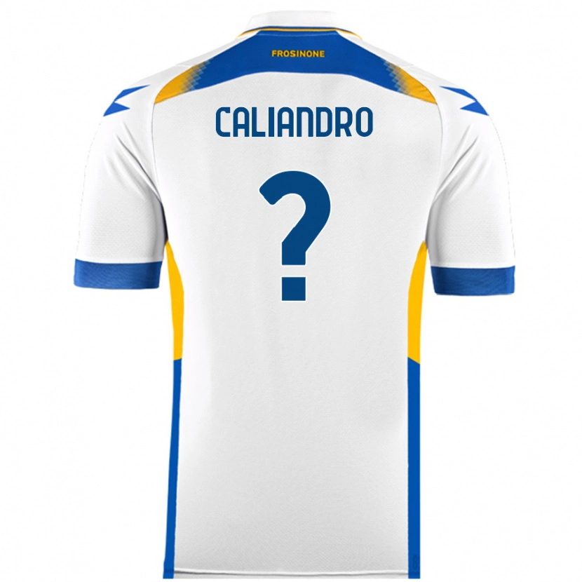 Danxen Kid Stanislao Caliandro #0 White Away Jersey 2024/25 T-Shirt