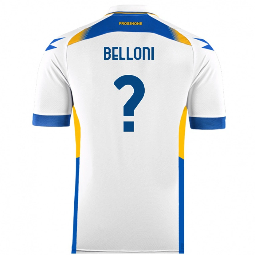 Danxen Kid Nicholas Belloni #0 White Away Jersey 2024/25 T-Shirt