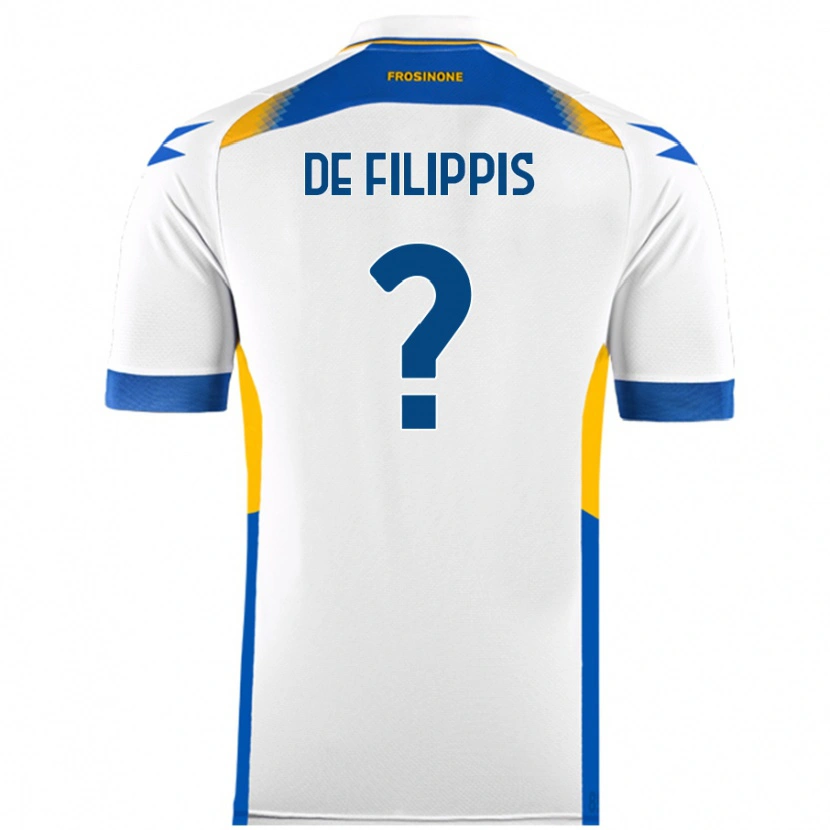 Danxen Kid Walter De Filippis #0 White Away Jersey 2024/25 T-Shirt