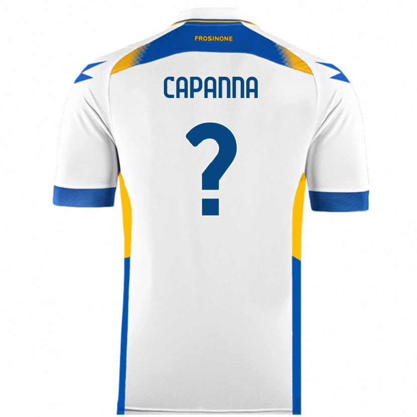 Danxen Kid Tommaso Capanna #0 White Away Jersey 2024/25 T-Shirt