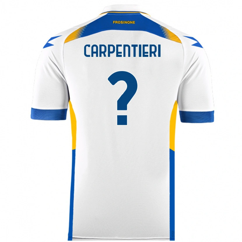 Danxen Kid Christian Carpentieri #0 White Away Jersey 2024/25 T-Shirt