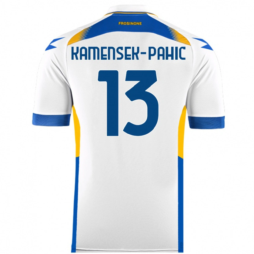 Danxen Kid Matjaz Kamensek-Pahic #13 White Away Jersey 2024/25 T-Shirt