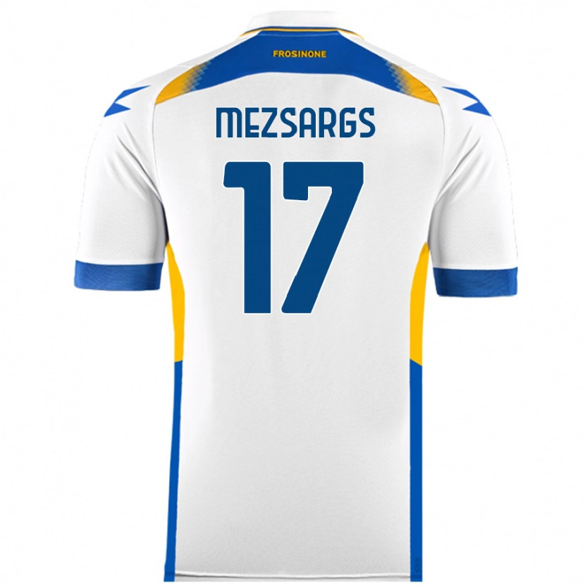 Danxen Kid Kristians Mezsargs #17 White Away Jersey 2024/25 T-Shirt