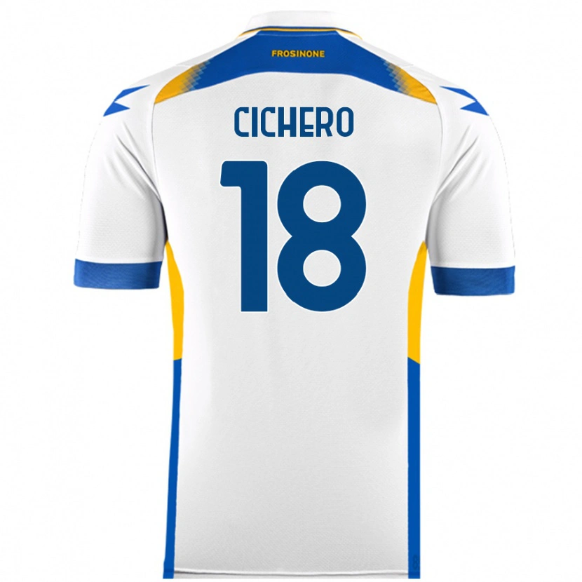 Danxen Kid Alejandro Cichero #18 White Away Jersey 2024/25 T-Shirt