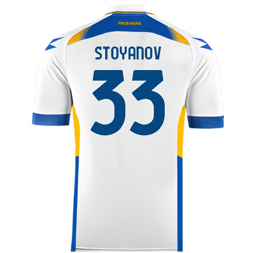 Danxen Kid Steliyan Stoyanov #33 White Away Jersey 2024/25 T-Shirt