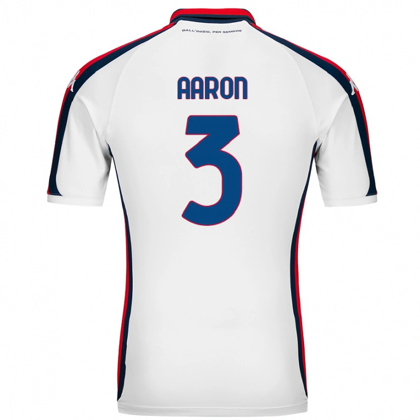 Danxen Kid Aarón Martín #3 White Away Jersey 2024/25 T-Shirt