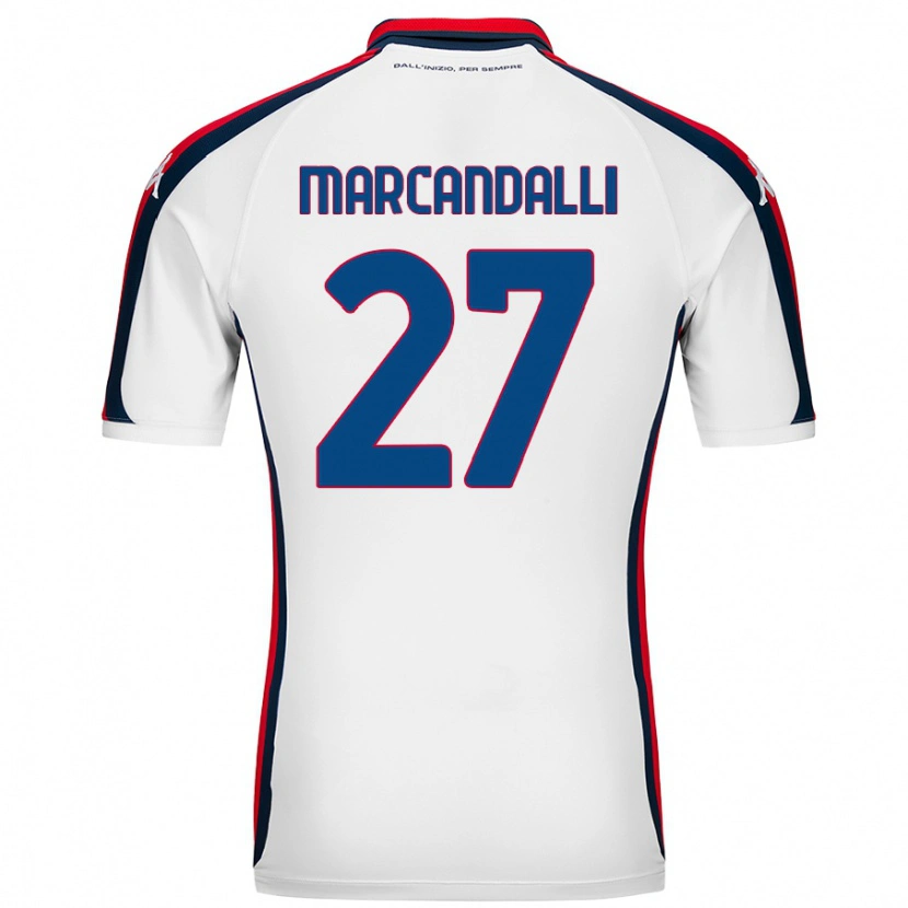 Danxen Kid Alessandro Marcandalli #27 White Away Jersey 2024/25 T-Shirt