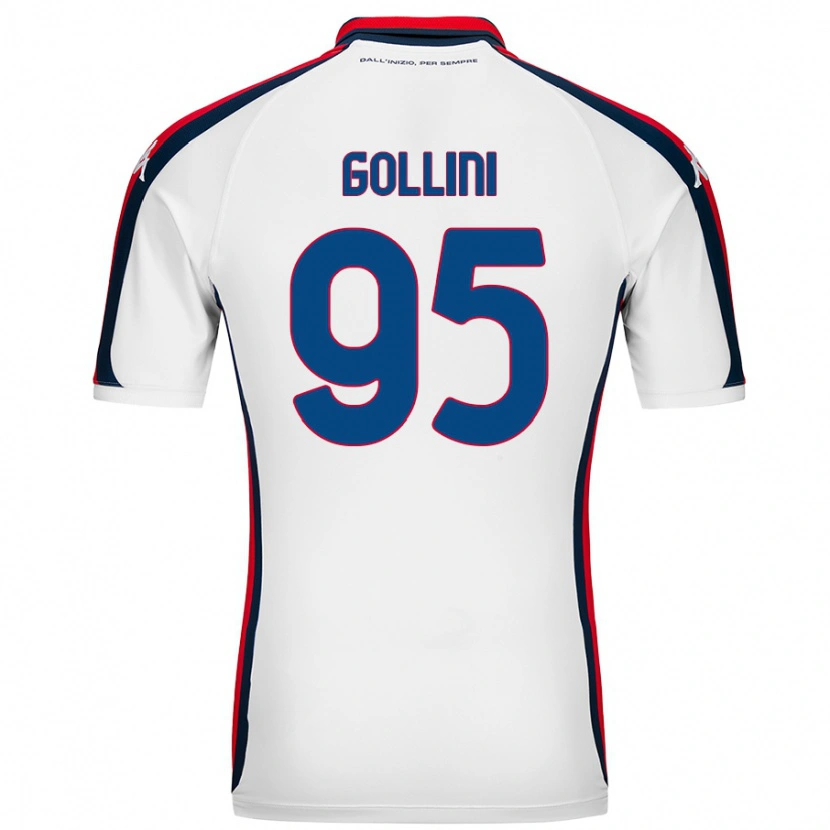 Danxen Kid Pierluigi Gollini #95 White Away Jersey 2024/25 T-Shirt