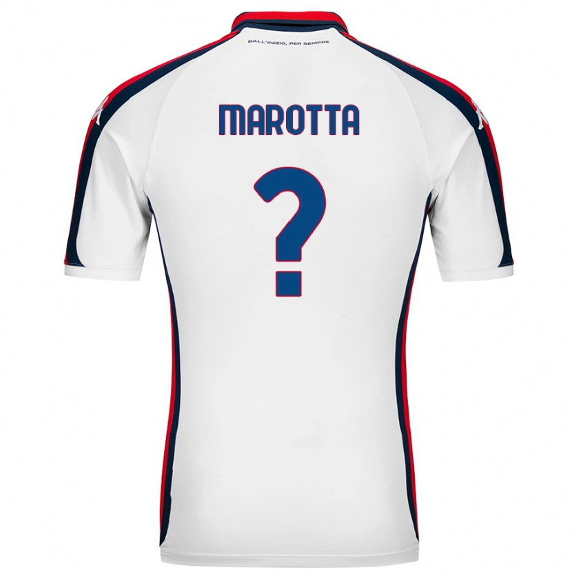 Danxen Kid Francesco Marotta #0 White Away Jersey 2024/25 T-Shirt