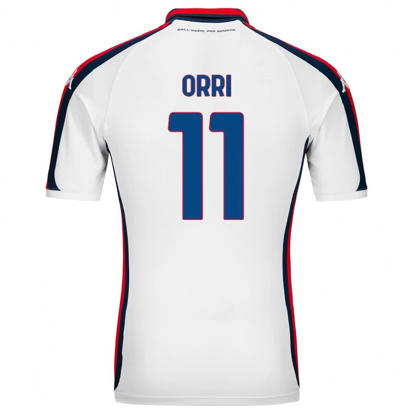 Danxen Kid Ágúst Orri Thorsteinsson #11 White Away Jersey 2024/25 T-Shirt