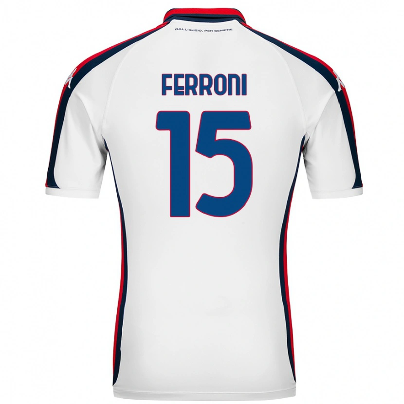 Danxen Kid Leonardo Ferroni #15 White Away Jersey 2024/25 T-Shirt