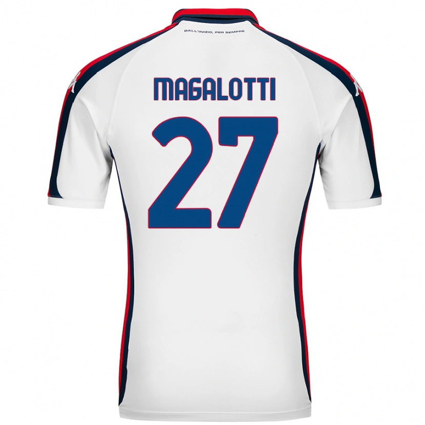 Danxen Kid Gabriele Magalotti #27 White Away Jersey 2024/25 T-Shirt