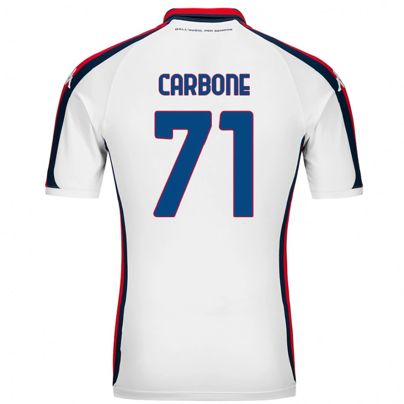 Danxen Kid Filippo Carbone #71 White Away Jersey 2024/25 T-Shirt